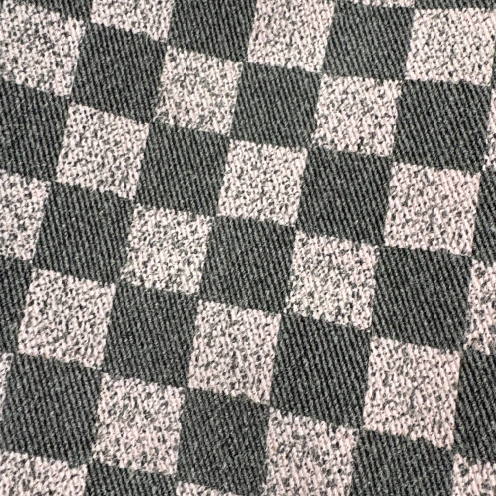 Social Collision Pink and Gray Checkered Skinny Jeans - Picture 2 of 4